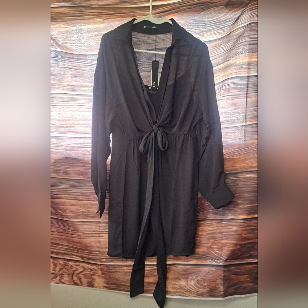 NWT Krisa Dress: XS-Black